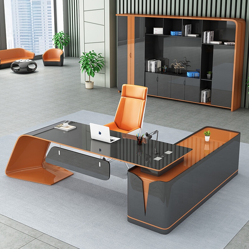 ready to ship Modern design Small executive office desk CEO office table at manager Boss Office furn