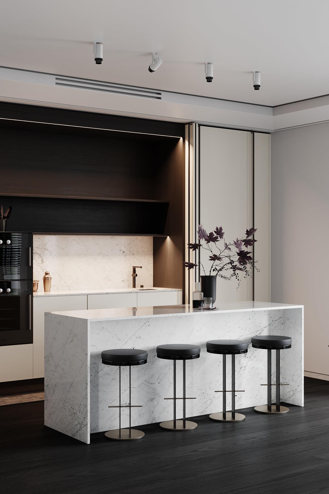 2021 New design wooden  dining sideboards and buffet cabinet furniture modern