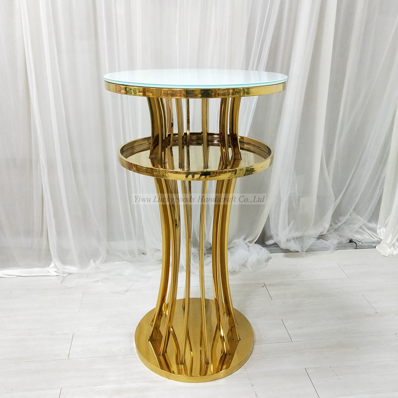 CZ220424-3 Wholesale Luxury Round Wedding Cake Table Center Pieces For Wedding Tables