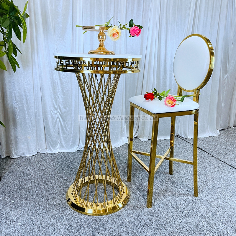 CZ220424-3 Wholesale Luxury Round Wedding Cake Table Center Pieces For Wedding Tables