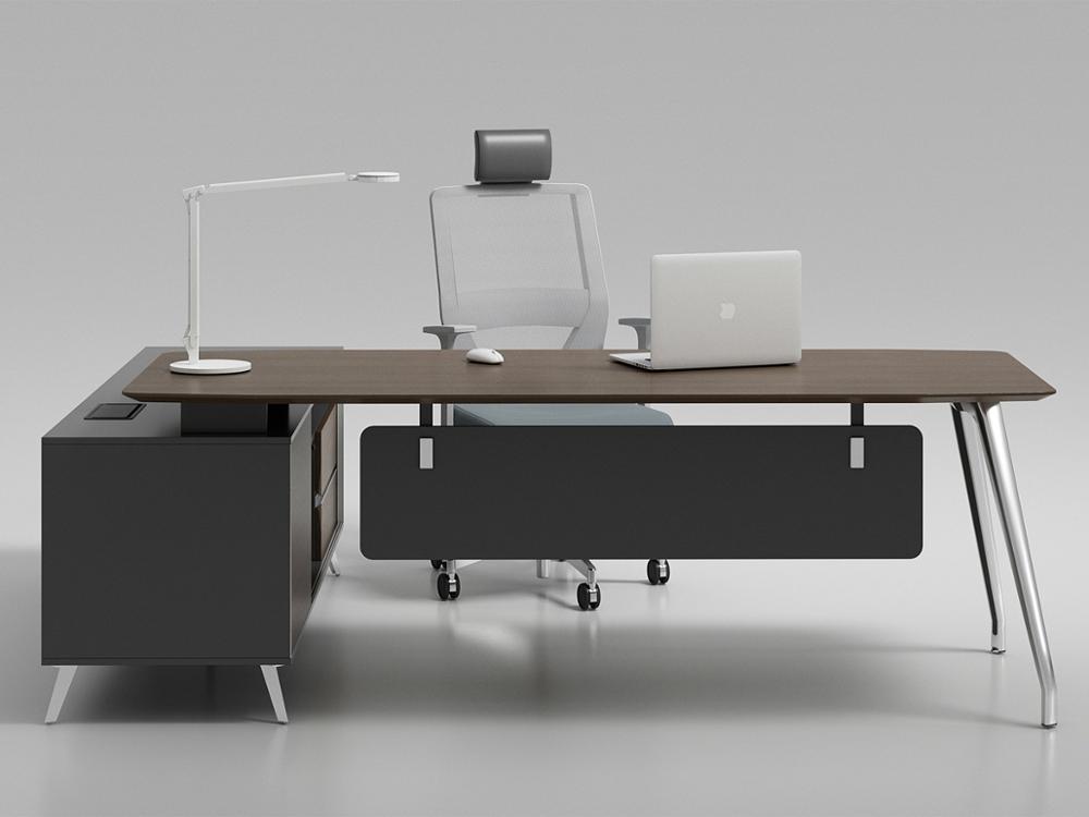 High End Commercial Unique Modern Design Executive Office Furniture Set General Manager Wooden Desk