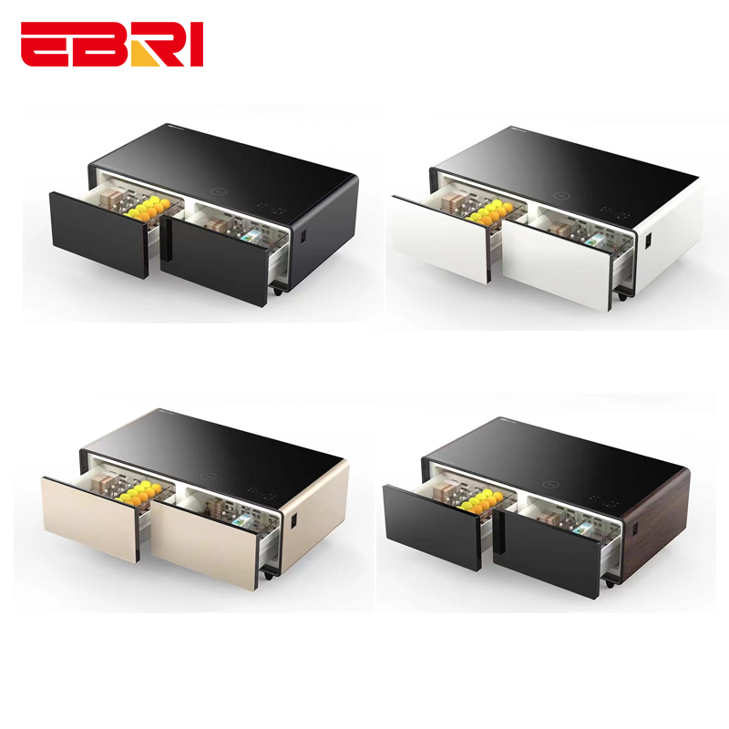 2022 Modern luxury living room furniture touch bluetooth refrigerator wireless charging speaker USB 