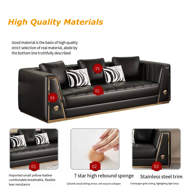 Most popular Modern sofa sectional couch Elegant Lounge Home furniture Modular living room sofa