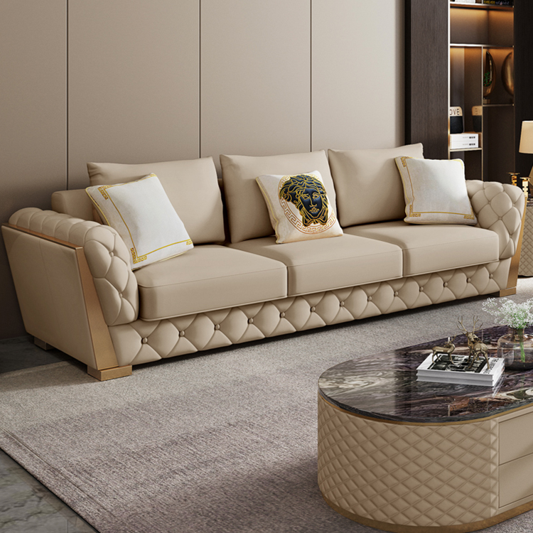 A302 factory offer high quality antique Italian luxury sofas modern upholstered sofas set furniture