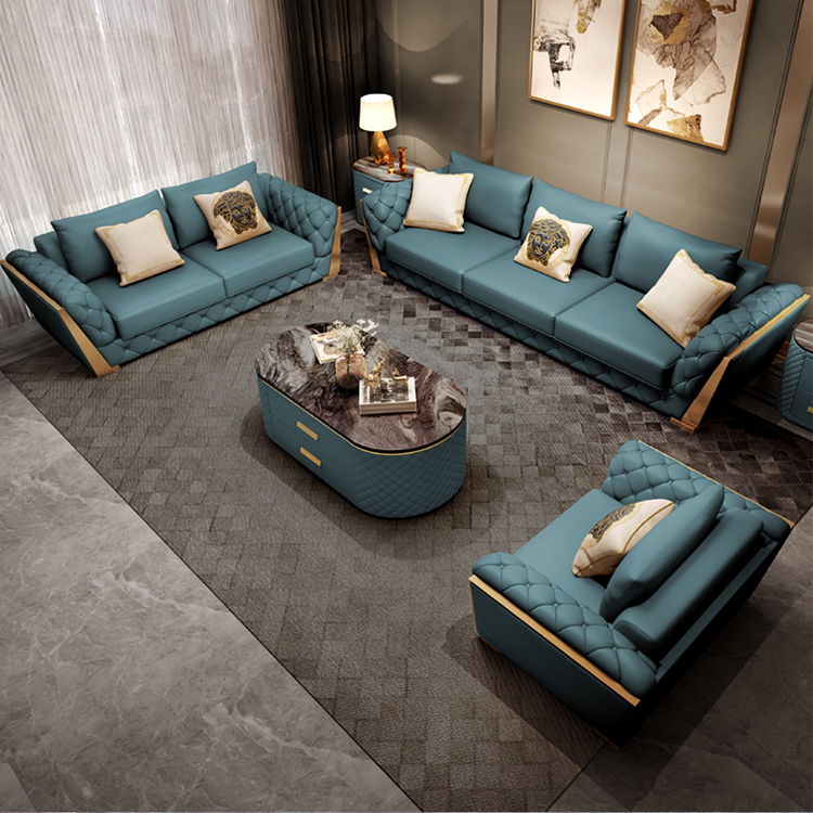 A302 factory offer high quality antique Italian luxury sofas modern upholstered sofas set furniture