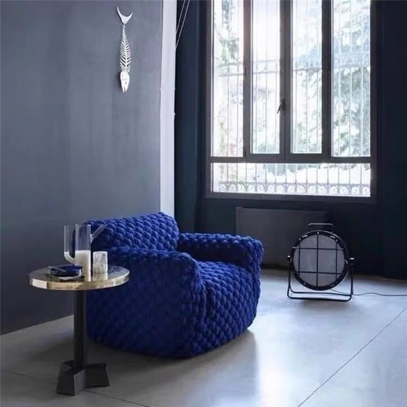 Living Room Recliner Lounge Chaise Modern Arm Sofa Chair 3D Fabric Single Chair