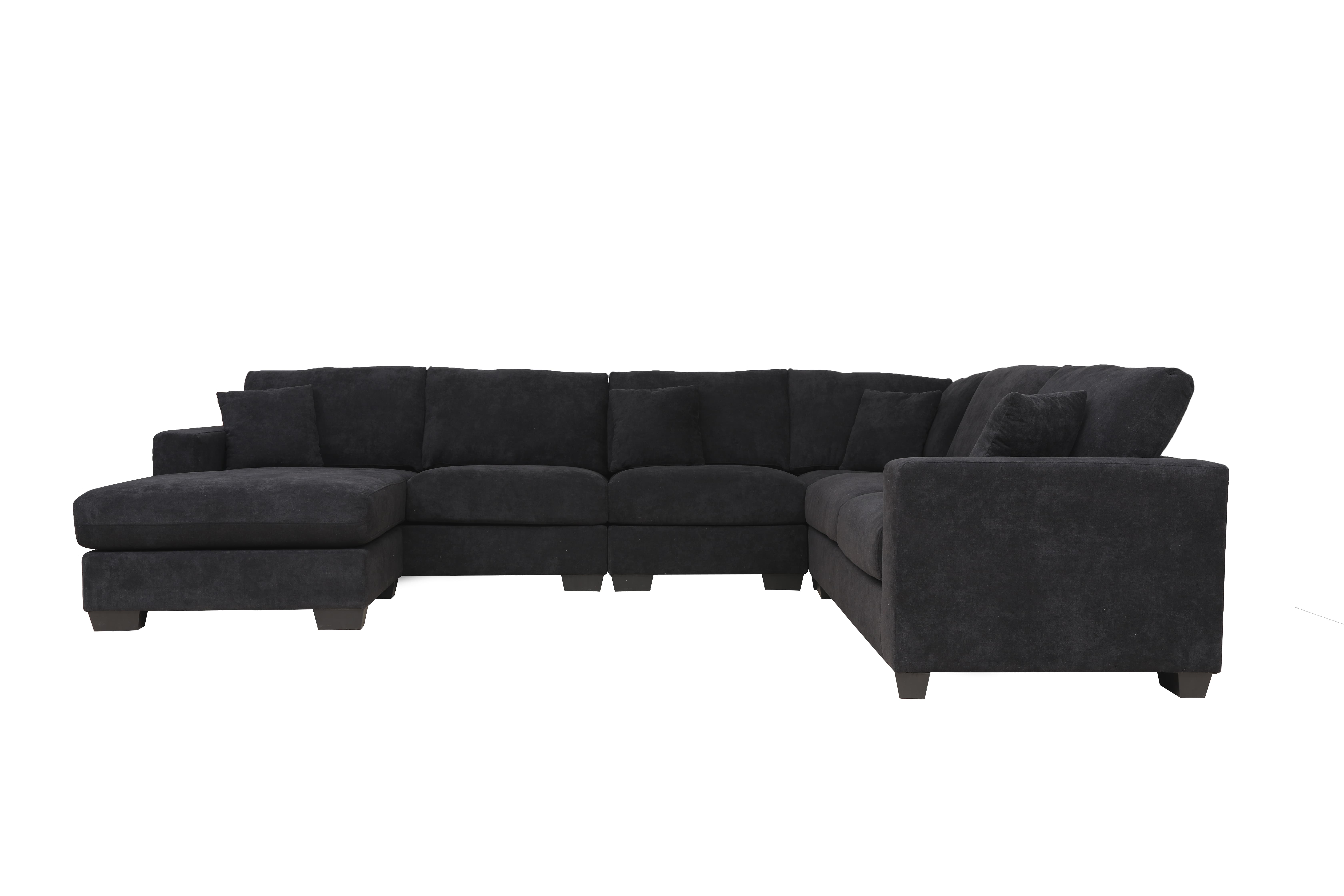 Factory wholesale modern living room sofa U shaped fabric Luxury corner modular sofa sectional sofa 