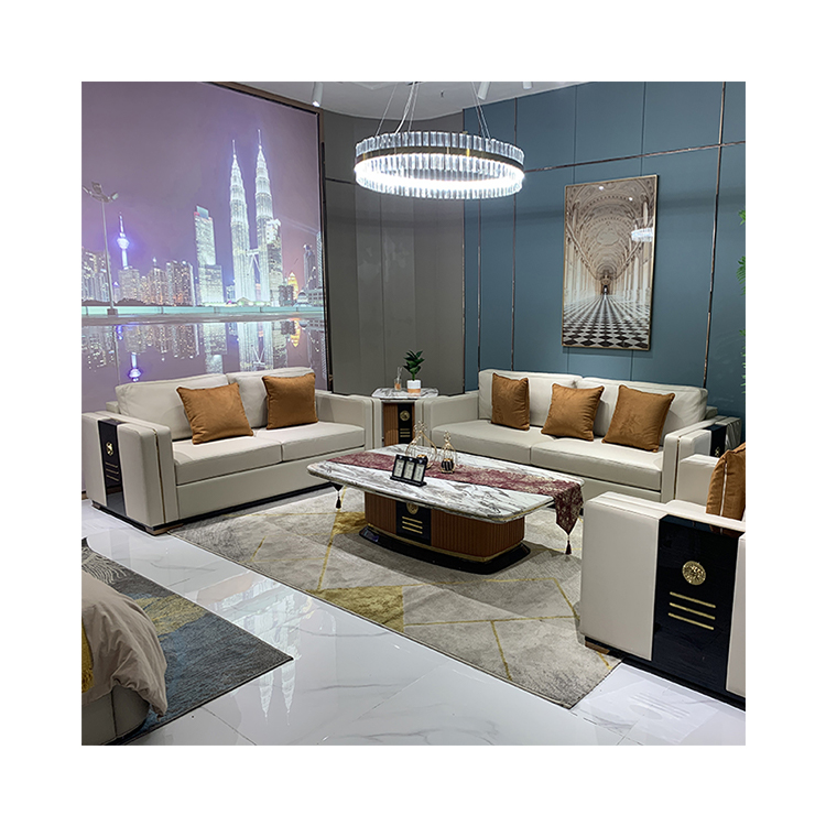 New High Quality Classic European Living Room Furnitures House Couches Luxury Sofa Set Furniture