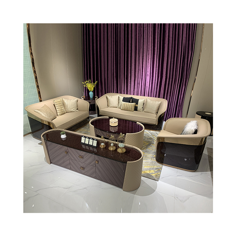 New High Quality Classic European Living Room Furnitures House Couches Luxury Sofa Set Furniture