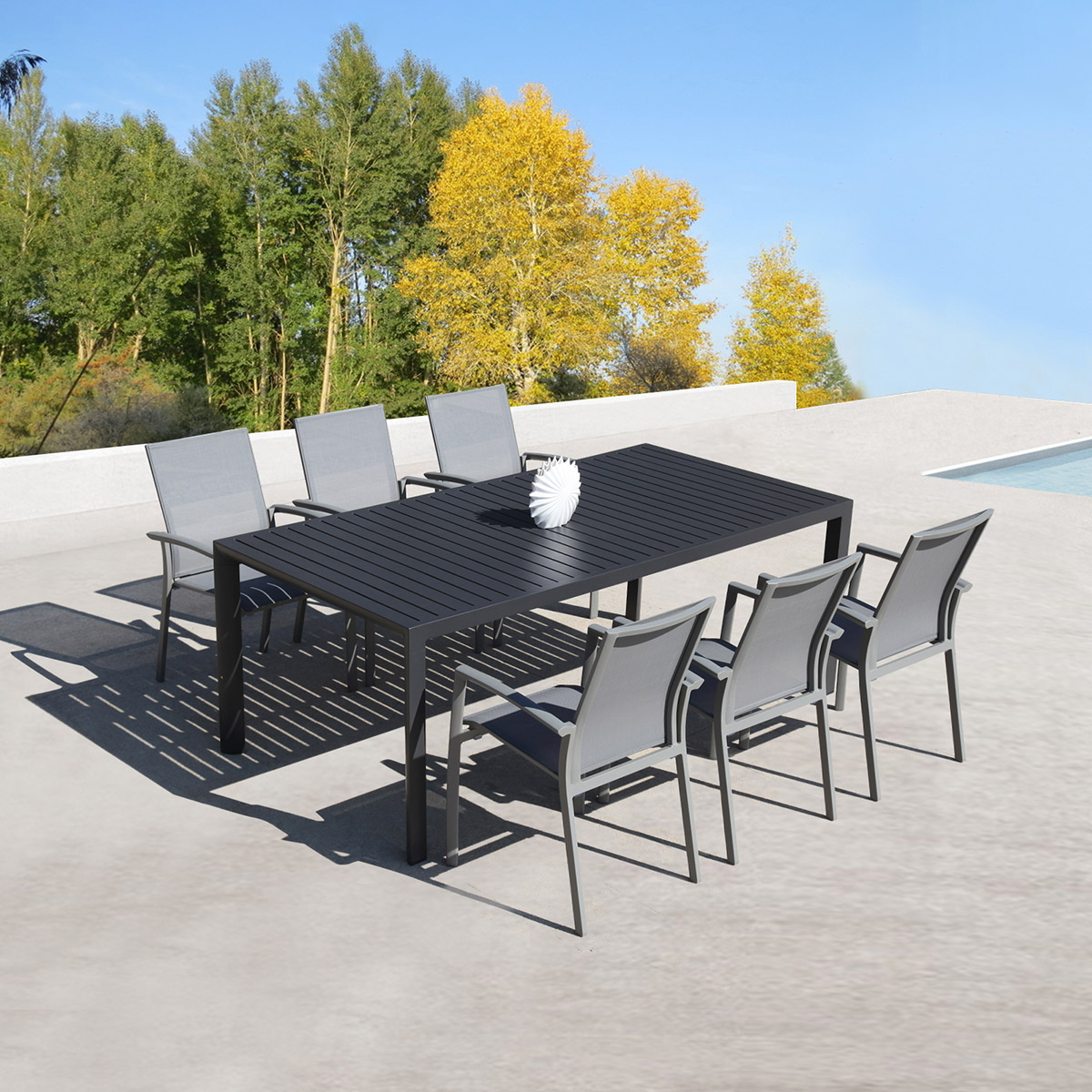 8 seat garden chair and table aluminium outdoor garden sets outdoor table set furniture