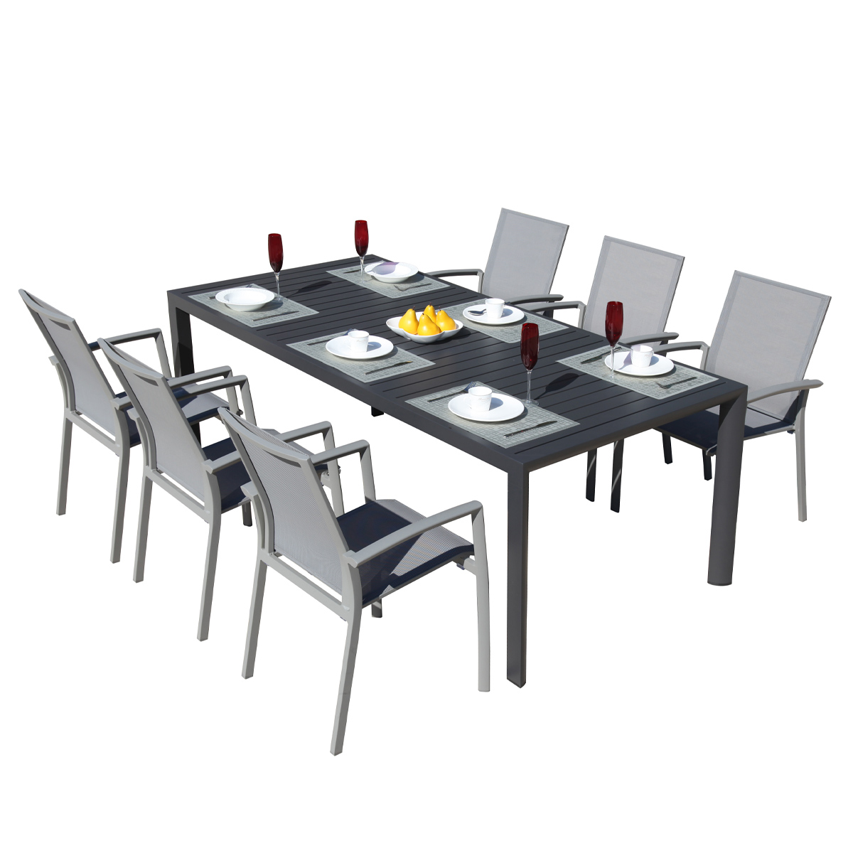 8 seat garden chair and table aluminium outdoor garden sets outdoor table set furniture