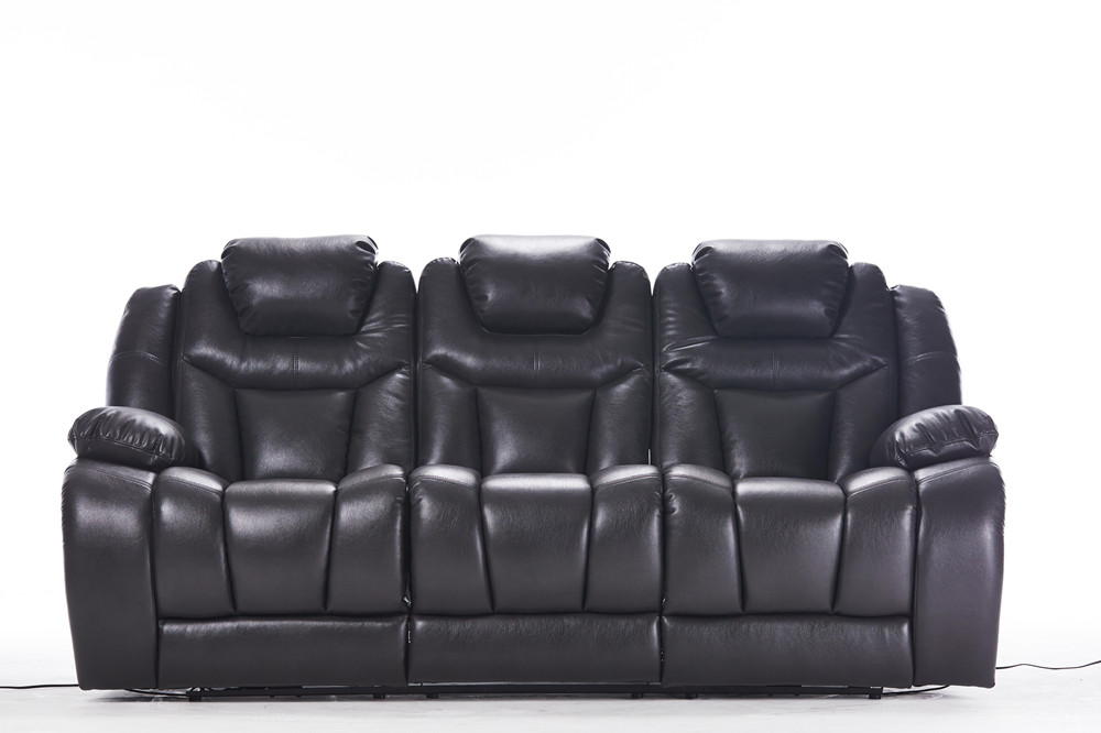 Latest 2021 home furniture 7 seater u shaped modern leather sectional sofa