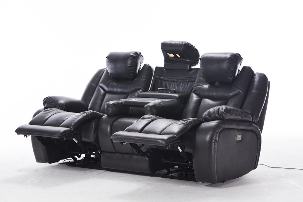 Latest 2021 home furniture 7 seater u shaped modern leather sectional sofa