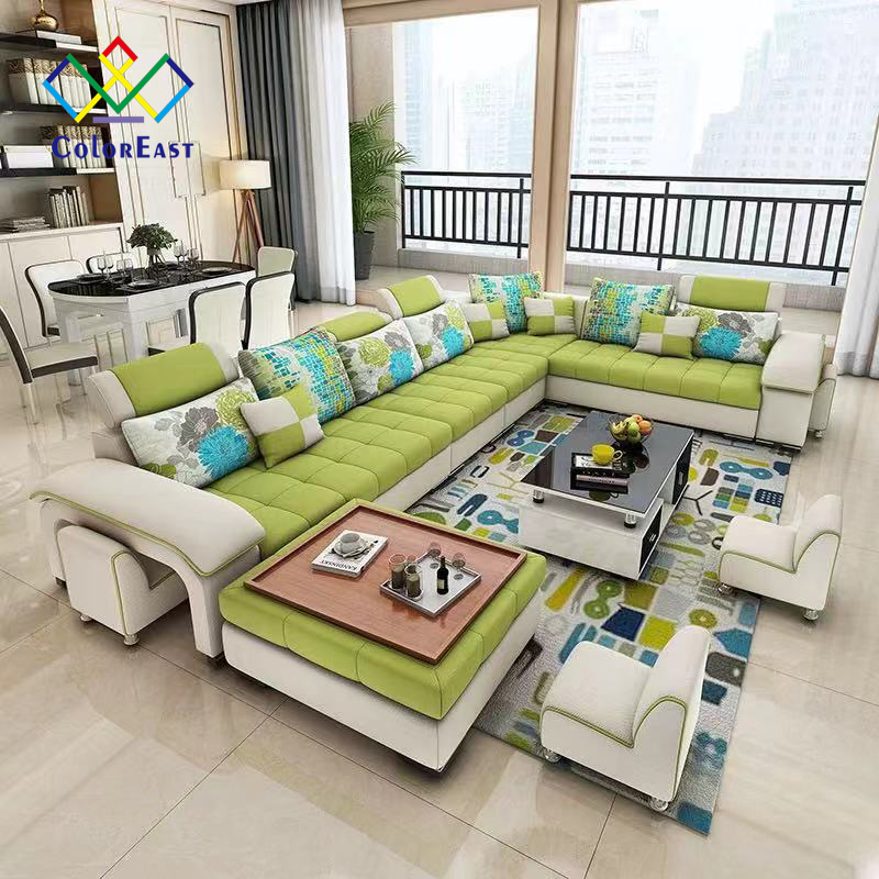 Furniture Factory Provided Living Room Fabric Sofa Set Living Room Furniture CEFS001