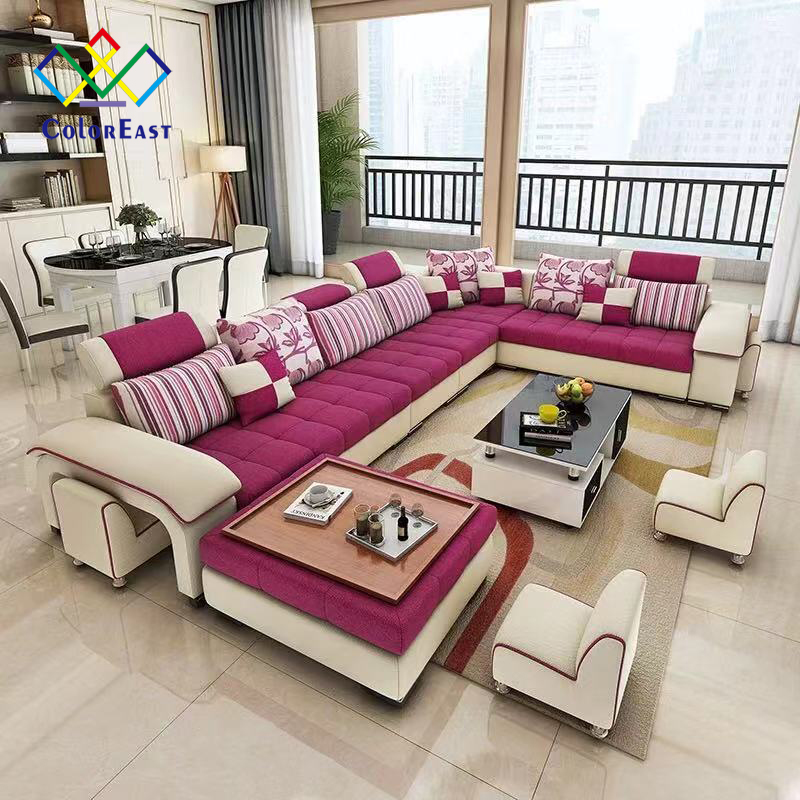Furniture Factory Provided Living Room Fabric Sofa Set Living Room Furniture CEFS001