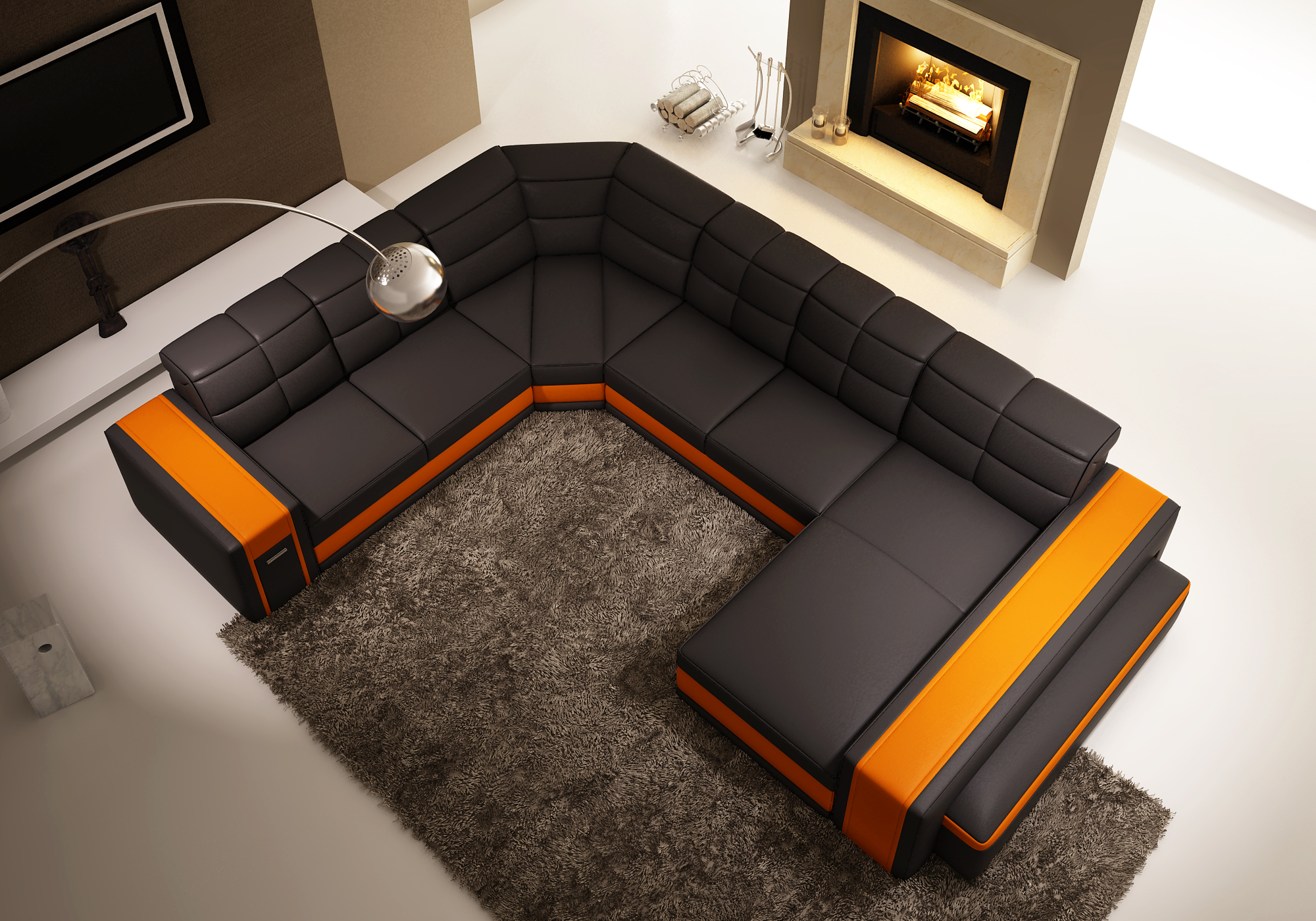 luxury sofa Hot sell home household modern sectional sofa fabric sofa set living room furniture