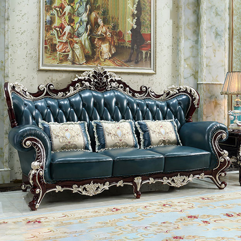Modern Home Furniture Couches Upholstered Fabric Living Room Antique Sofa