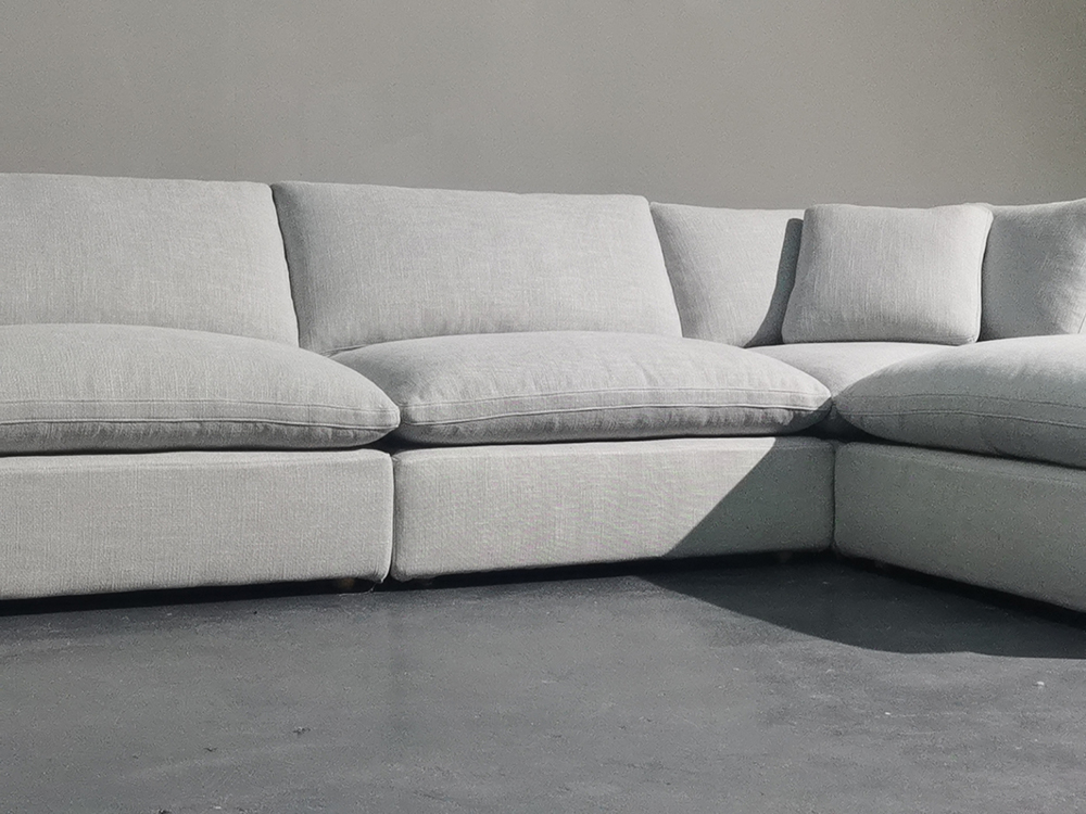Home Furniture Modern Fabric Sectional Sofa L Shaped Corner Couches Living Room Couch Furniture