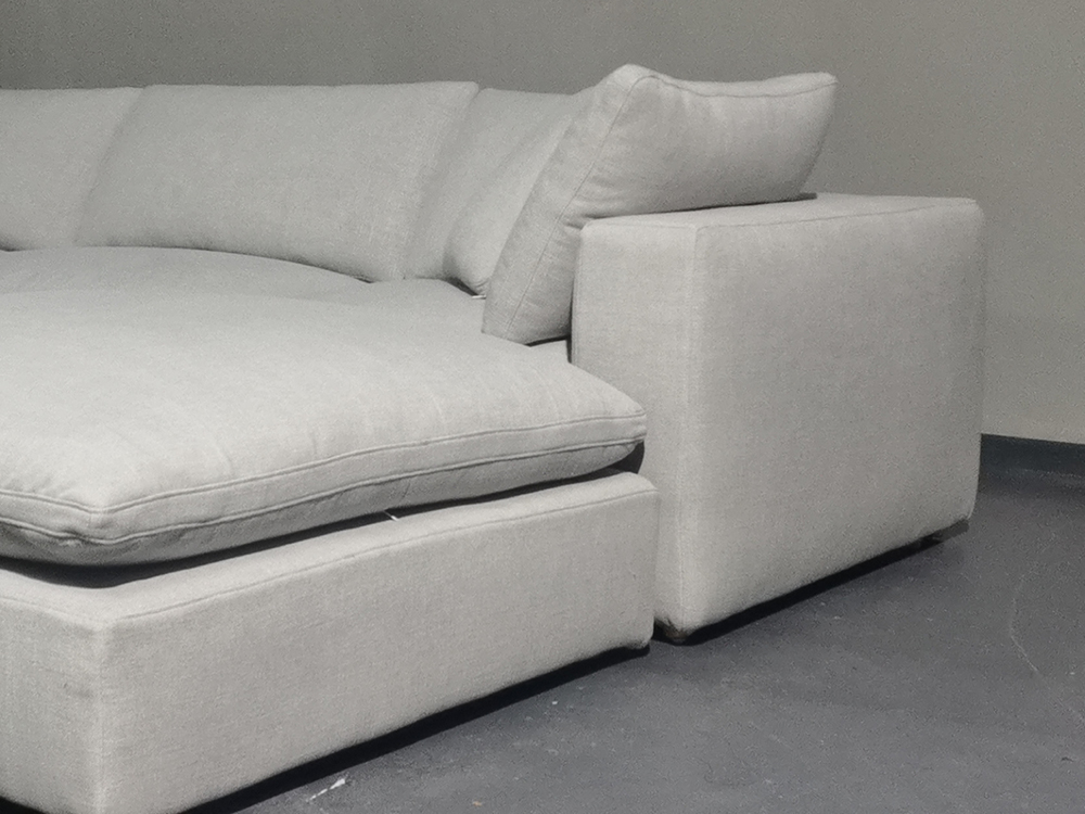 Home Furniture Modern Fabric Sectional Sofa L Shaped Corner Couches Living Room Couch Furniture