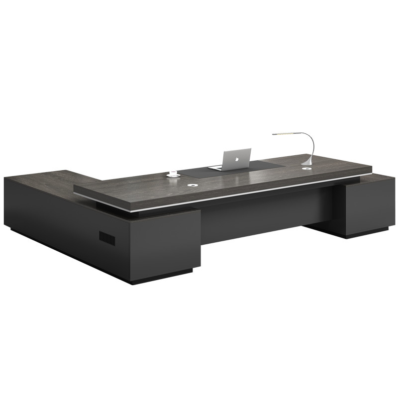 LBZ57 Shape Office Desk Table ModernManager CEO Boss luxuryexecutive office furniture l desk executi