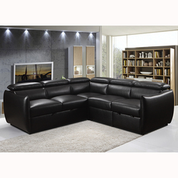 Modern furniture L shape living room sofa set Luxury home furniture sofa Fashion modern leather sofa