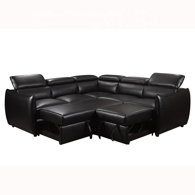 Modern furniture L shape living room sofa set Luxury home furniture sofa Fashion modern leather sofa