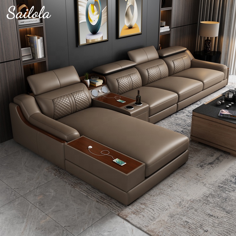 Hot Selling Black Sofa Sofa Modular Deluxe Sofas For Home Furniture Living Room Modern