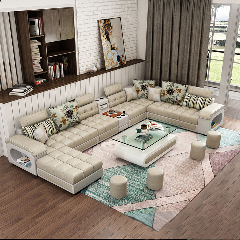 Gmart Philippines Up-hostery Restaurant Clear Full Stretch Inflatable Sofa Corner Multipurpose Wood 