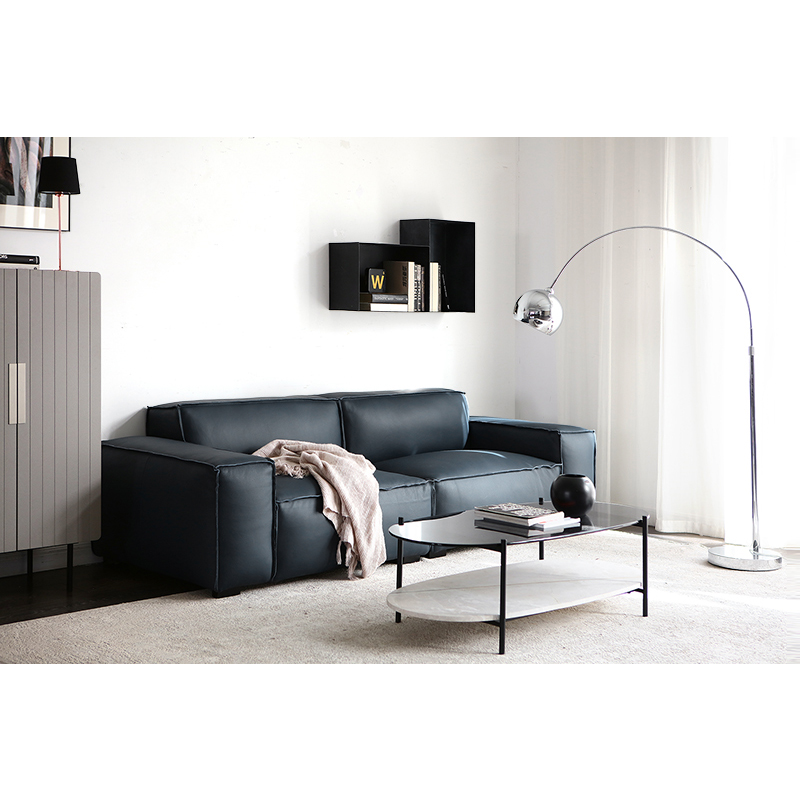 Modern Home Furniture Leather Sectional Sofa Set Furniture Fabric Black Living Room Sofas For Hotel