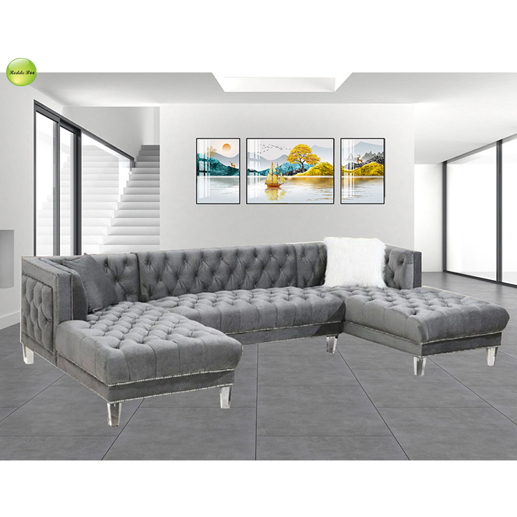 Home furniture a big corner sofa modern design new style living room sofa