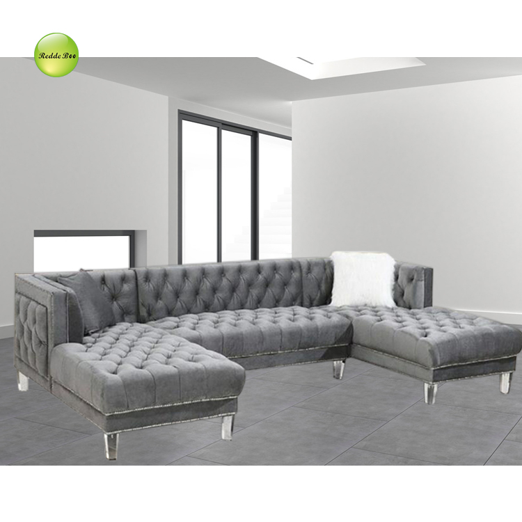 Home furniture a big corner sofa modern design new style living room sofa