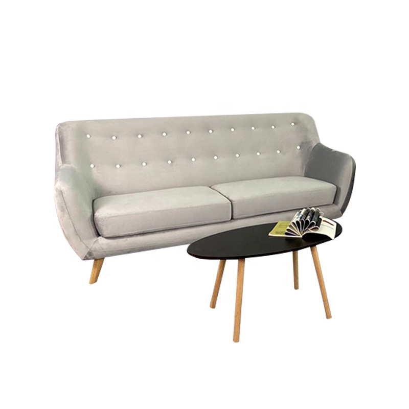 Home Furniture Living Room Sofa Set Modern Sectional Sofa Legs Fabric Sofas Wooden European 3+2+1 Li