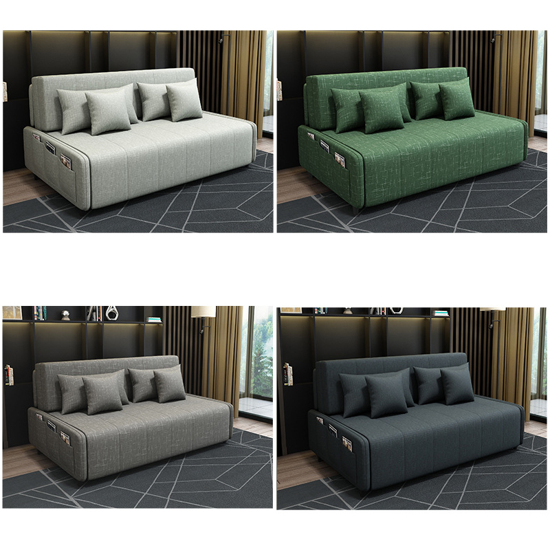 115CM to 195CM Top Sponge  Latex Sofa Bed Frame Convertible Sofa Seat Sofa Cum Bed for Living Room F