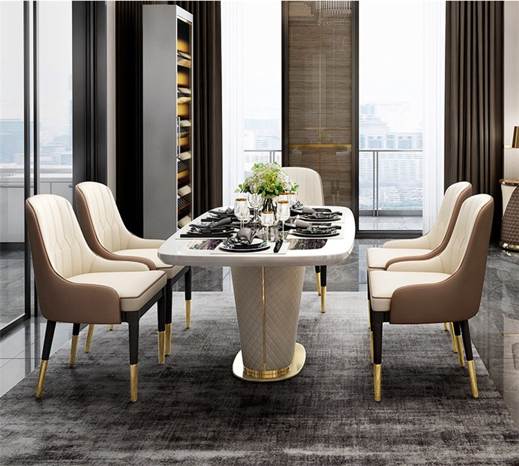 Luxury Dining Table Set Home Furniture Factory price
