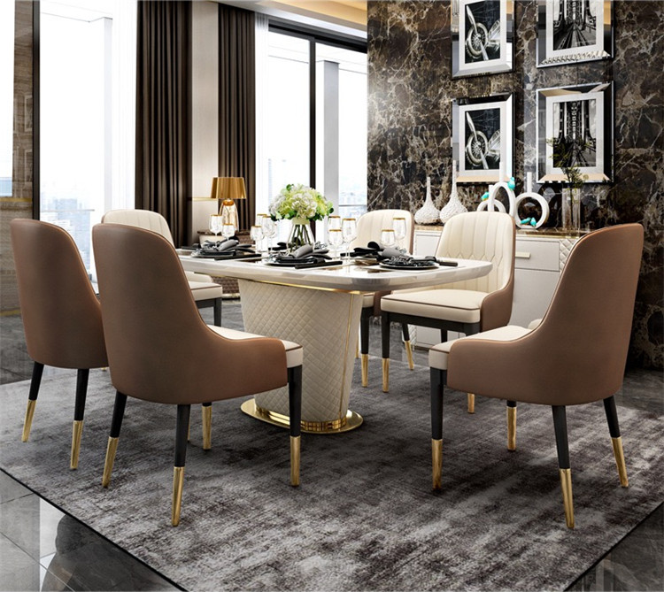 Luxury Dining Table Set Home Furniture Factory price