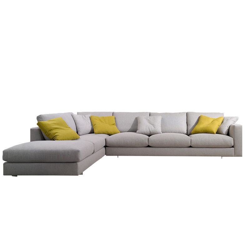 Modern Style Modular Sofa Salon Fabric Sectional L Couch Living Room Sofas Set Home Furniture