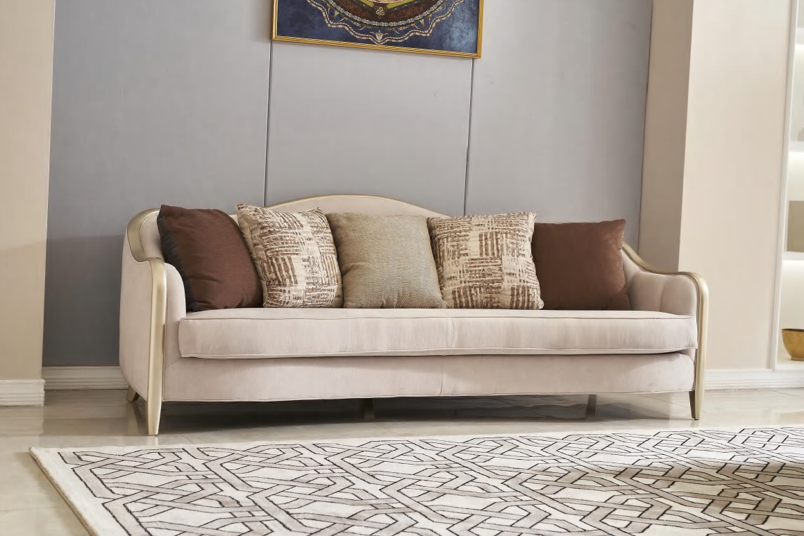BFP HOME European Luxury Living Room Sectional Modern Sofa Set Living Room Furniture