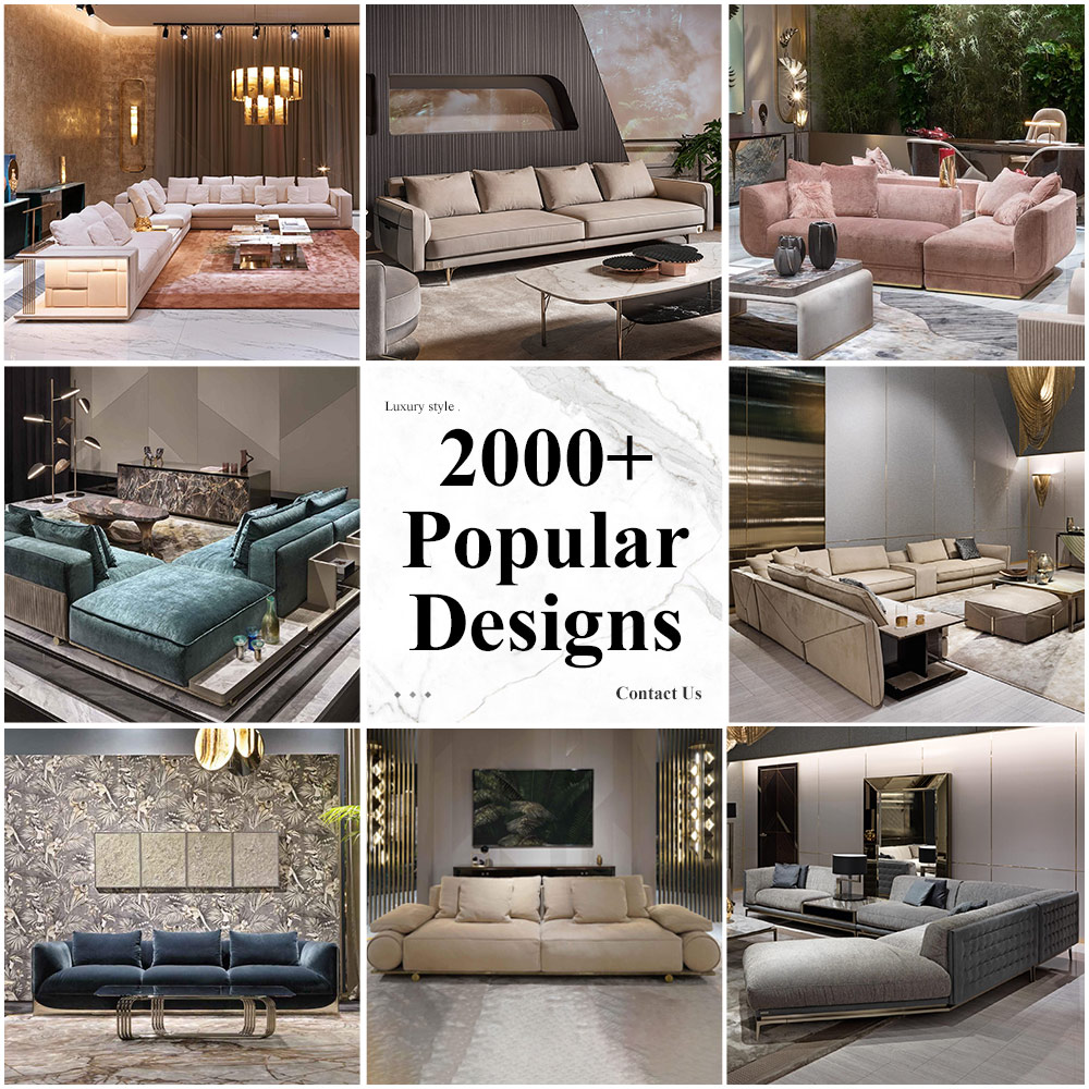 high class brand big whole house decor leather furniture sofa living room modern sofa set luxury all