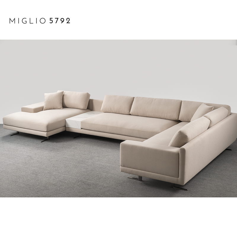 Modern Design Fabric Sectional Sofa Luxury Furniture Contemporary Couch Living Room Furniture