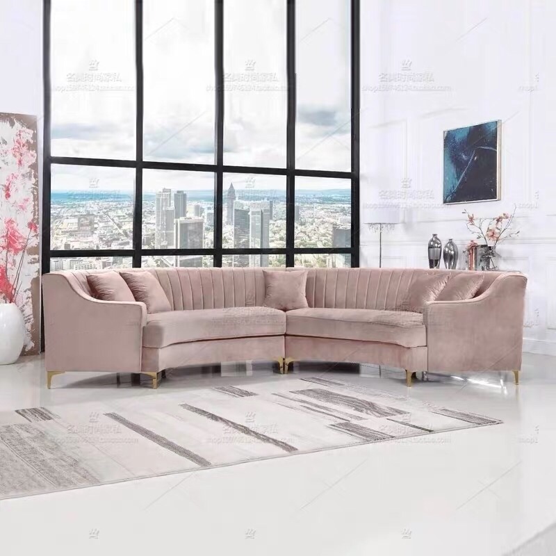 Delivery within 2 days factory modern cheap white fabric sectionals sofas living room furniture