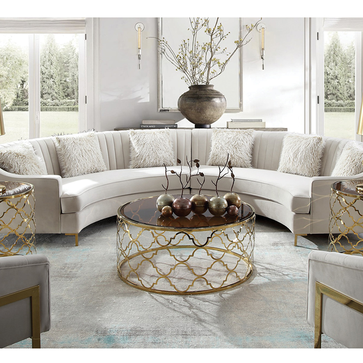Delivery within 2 days factory modern cheap white fabric sectionals sofas living room furniture