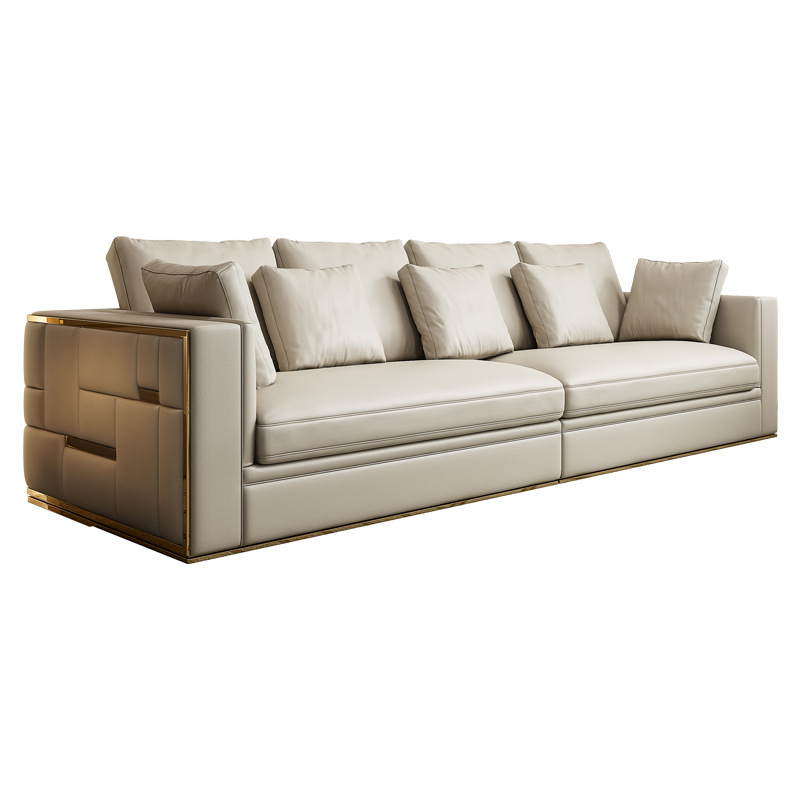 good quality Luxury leather sofa set living room furniture cheap living room sofas sleeper home furn