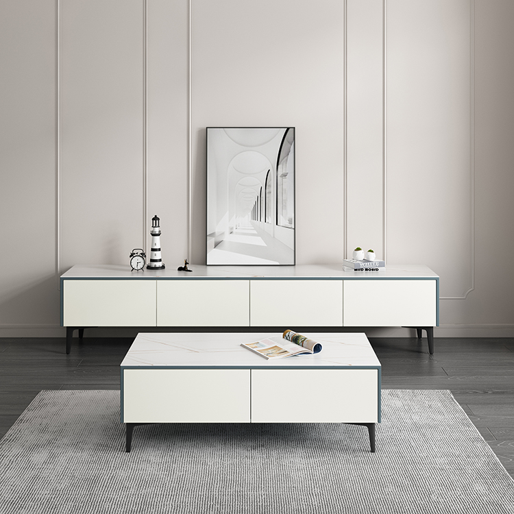 Luxury Modern Furniture Sets L Shaped Sofa with Coffee Table TV Stand Bedroom Dinning Room Furniture