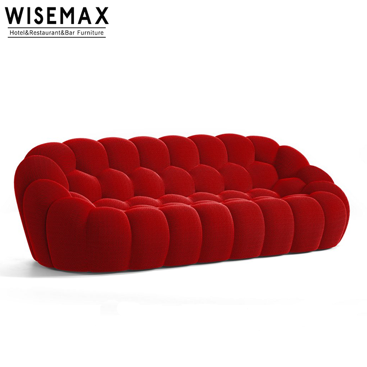 Modern colorful bubble sofa  stylish leisure simple apartment sofa set furniture for living room