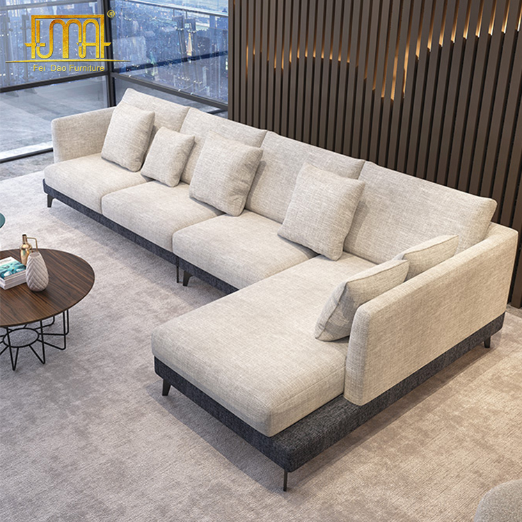 modern comfortable 5 seater lounger couch living room sofa set furniture