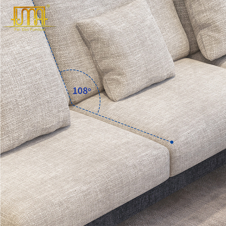 modern comfortable 5 seater lounger couch living room sofa set furniture