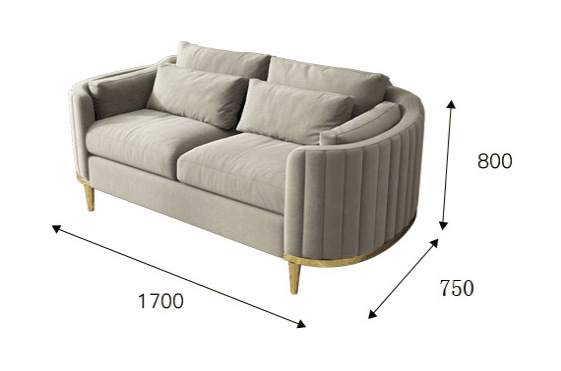 Italian style royal Dubai Luxury couch living room furniture curved vanity home sofa set