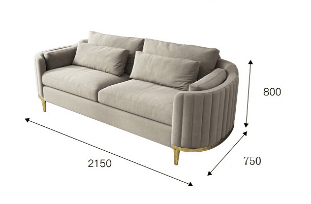 Italian style royal Dubai Luxury couch living room furniture curved vanity home sofa set