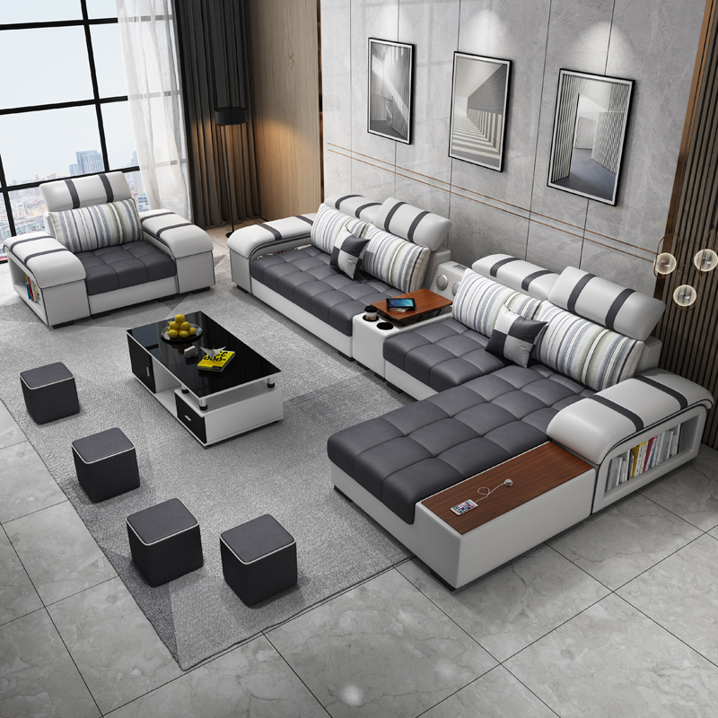 Customizable Furniture Factory Provided Living Room Sofas/Fabric Sofa Bed Royal Sofa set 7 seater li