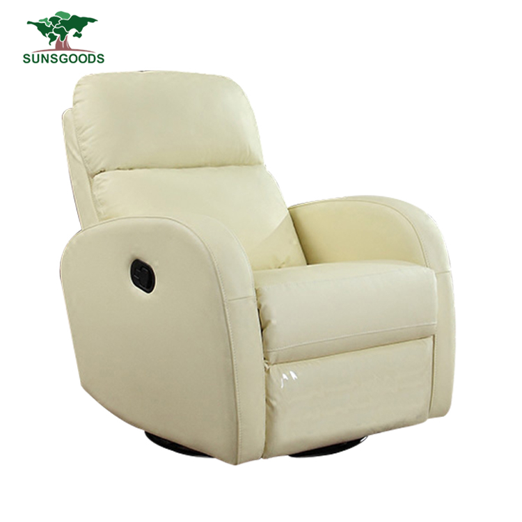 Wholesale single seat leisure leather chesterfield armchair recliner chair